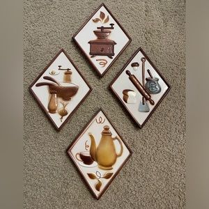 Vintage Lefton ceramic kitchen wall decor